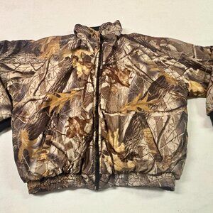 ~~Men's Pro Hunter Camoflauge REAL REE HARDWOODS Pattern Coat Jacket Size L